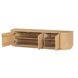 Tiago-meuble tv 180 cm chêne