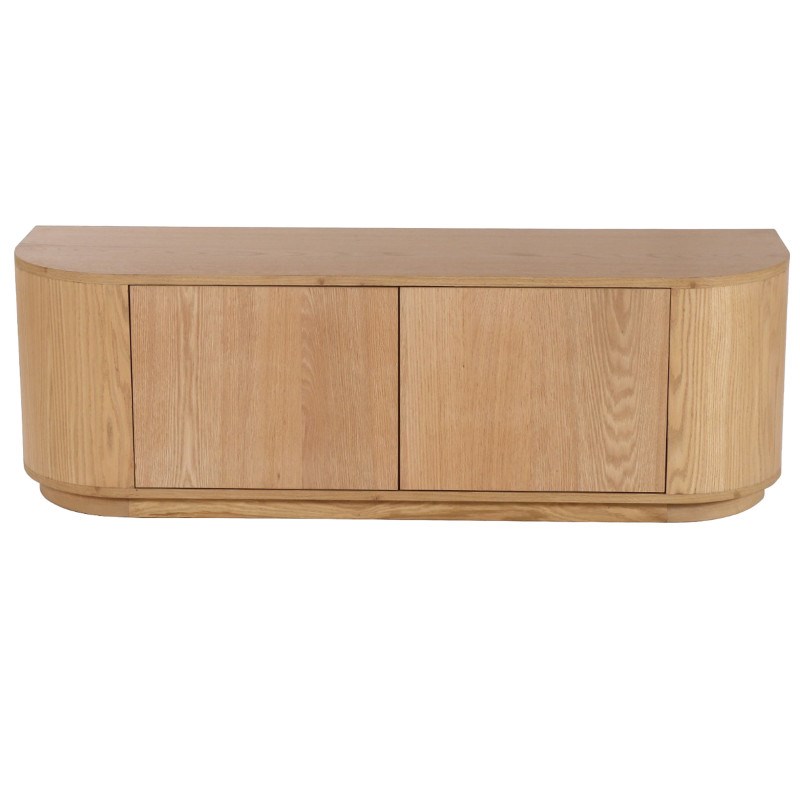 Tiago-meuble tv 140 cm chêne