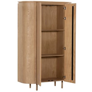 Roveri-vaisselier 2 portes chêne