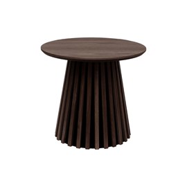 Kairn-table d'appoint chêne fumé ø50 cm