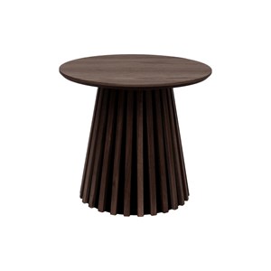 Kairn-table d'appoint chêne fumé ø50 cm