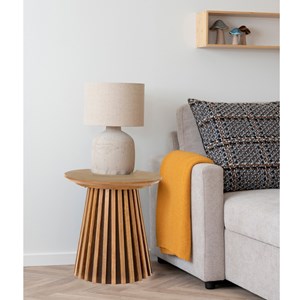 Kairn-table d'appoint chêne ø50 cm