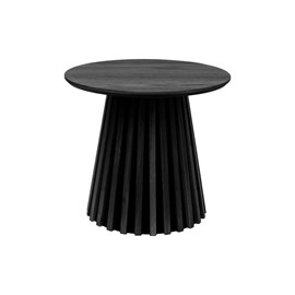 Kairn-table d'appoint chêne noir ø50 cm