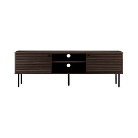 Logia-banc tv  chêne fumé 150 cm
