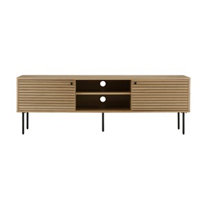 Logia-banc tv  chêne naturel 150 cm