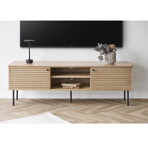 Logia-banc tv  chêne naturel 150 cm