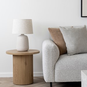 Mido- table d'appoint ø48 cm naturelle