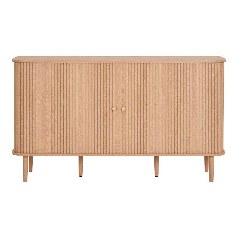 Perle-buffet décor bois naturel 140 cm