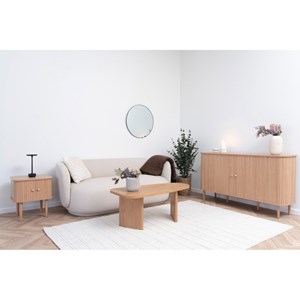 Perle-buffet décor bois naturel 140 cm