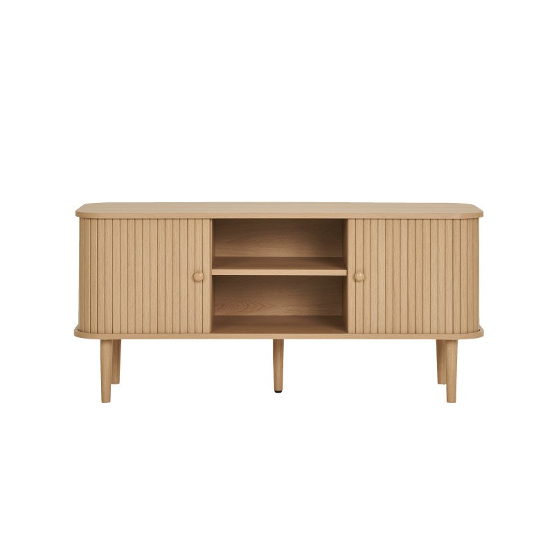 Moloo - Perle- banc tv décor bois naturel 113 cm