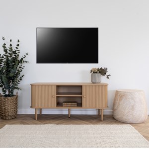 Perle- banc tv décor bois naturel 113 cm