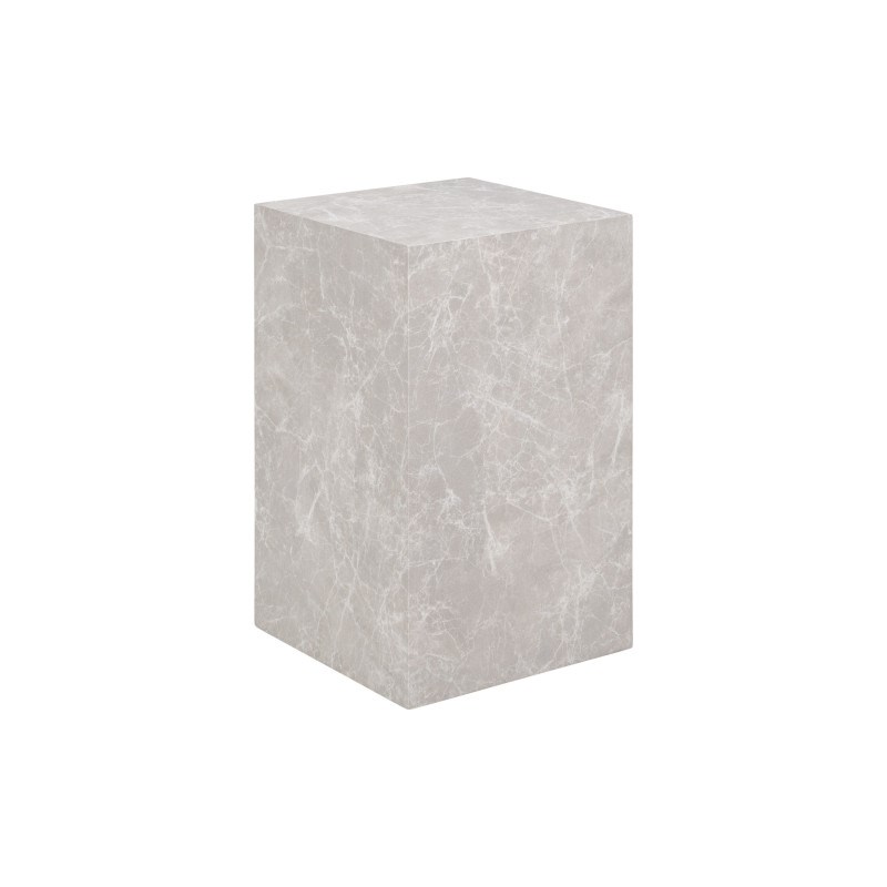 Moloo - Vast-table basse décor marbre beige 30x30 cm