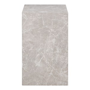 Vast-table basse décor marbre beige 30x30 cm