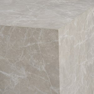 Vast-table basse décor marbre beige 30x30 cm