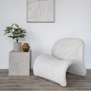 Vast-table basse décor marbre beige 40x40 cm