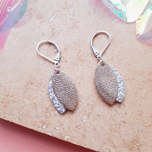 Boucles d’oreilles minimalistes loulous glacial