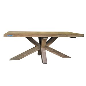 Table basse en teck recyclé conceptual