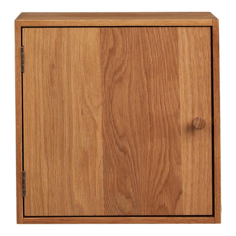 Moloo - Kub-cube mural 1 porte en chêne massif 30x30 cm