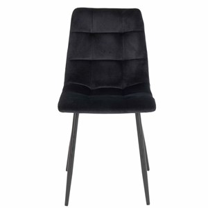 Svin- chaise velours noir (x2)