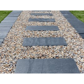 Pas japonais ardoise patiné 50x25 - pack de 14 pièces