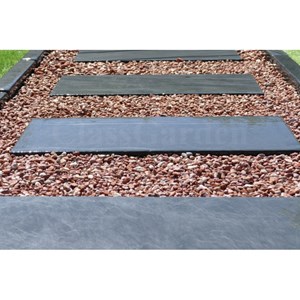 Pas japonais ardoise patiné 60x30 - pack de 18 pièces