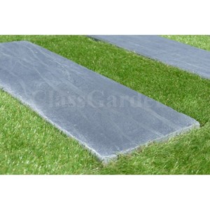 Pas japonais ardoise patiné 100x30 - pack de 14 pièces