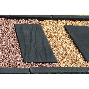 Pas japonais ardoise patiné 100x30 - pack de 18 pièces