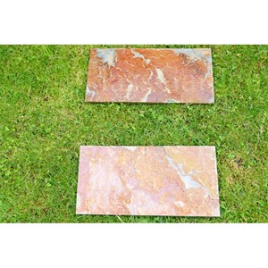 Pas japonais ardoise corten 60x30 - pack de 20 pièces