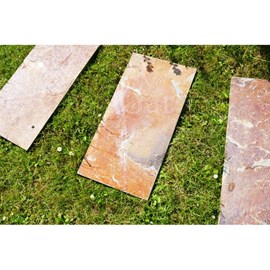 Pas japonais ardoise corten 80x30