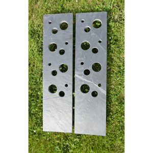 Totem ardoise 150 cm - bullettes - pack de 2