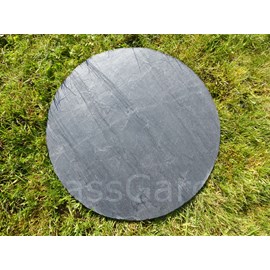 Pas japonais ardoise rond 40 cm - pack de 14 pièces