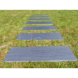 Pas japonais ardoise rect 100x30 - pack de 16 pièces