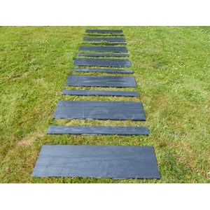 Pas japonais ardoise rect 100x30 - pack de 20 pièces