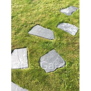Pas japonais ardoise naturel - pack de 16 pièces