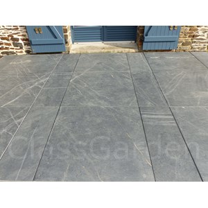 Terrasse ardoise 80x80 - 10 m² - 16 dalles