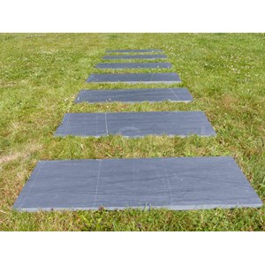 Pas japonais ardoise rect 80x30 - pack de 10 pièces