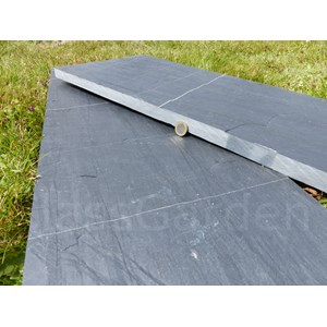 Pas japonais ardoise rect 80x30 - pack de 14 pièces