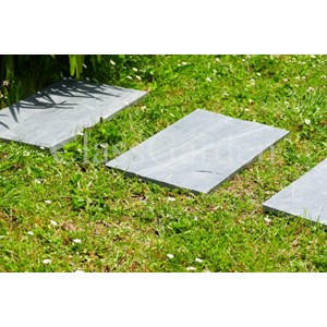 Pas japonais ardoise rect 60x30 - pack de 14 pièces