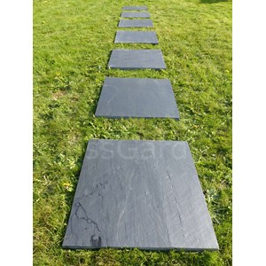 Pas japonais ardoise carré 40x40 - pack de 20 pièces
