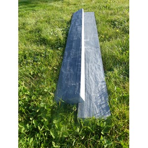 Bordure ardoise 50 cm - pack de 12 pièces