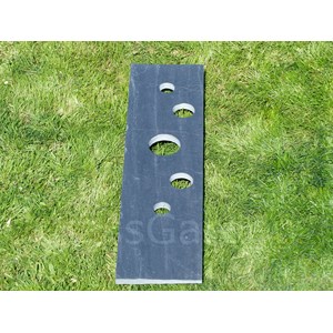 Totem ardoise 120 cm - bulles