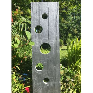 Totem ardoise 120 cm - bulles