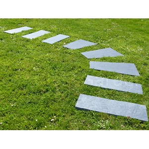Pas japonais ardoise trapèze x80 pack 16 pièces