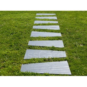Pas japonais ardoise trapèze x80 pack 18 pièces