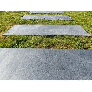 Pas japonais ardoise sciée rect 80x30 pack 10 pièces