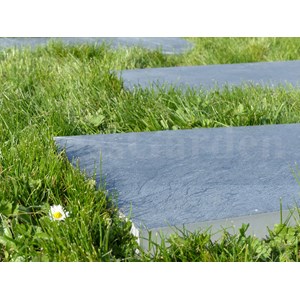 Pas japonais ardoise sciée rect 80x30 pack 16 pièces