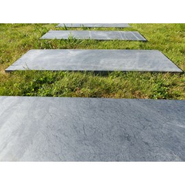 Pas japonais ardoise sciée rect 80x30 pack 20 pièces
