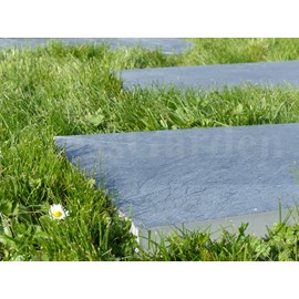 Pas japonais ardoise sciée rect 100x30 pack 18 pièces