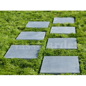 Pas japonais ardoise sciée 50x50 pack 16 pièces