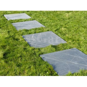 Pas japonais ardoise sciée 80x80 pack 12 pièces